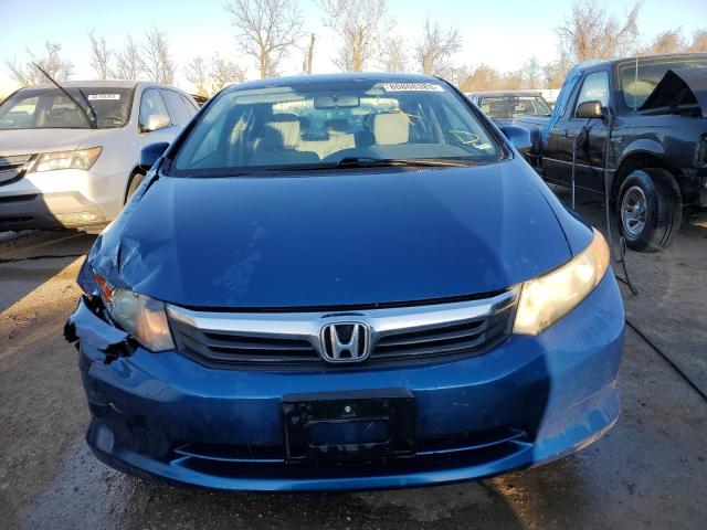 2HGFB2F56CH501558 - 2012 HONDA CIVIC LX TEAL photo 5