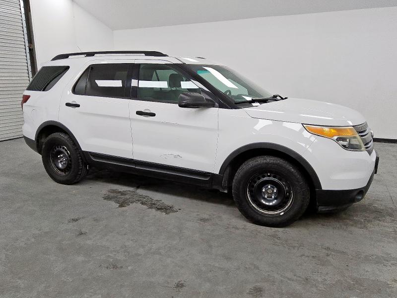 1FM5K8B85EGC27471 - 2014 FORD EXPLORER WHITE photo 4