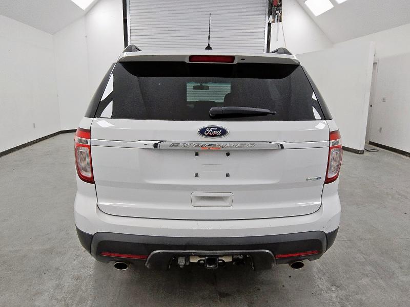 1FM5K8B85EGC27471 - 2014 FORD EXPLORER WHITE photo 6