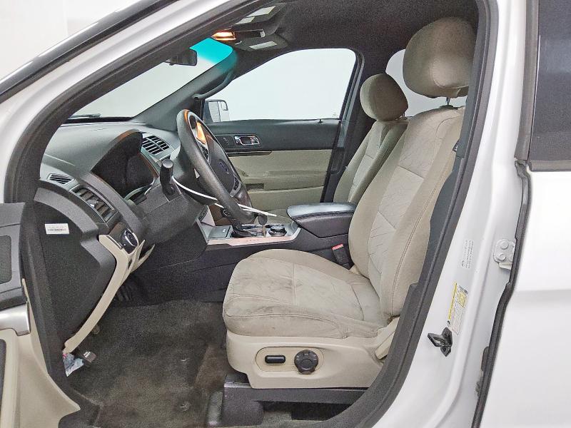 1FM5K8B85EGC27471 - 2014 FORD EXPLORER WHITE photo 7