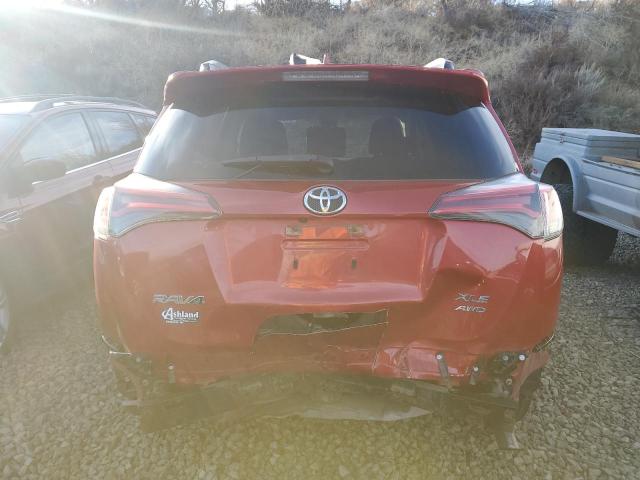 JTMRFREV7HJ110774 - 2018 TOYOTA RAV4 XLE RED photo 6