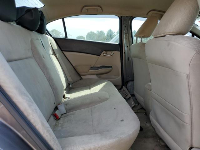 19XFB2F50CE343437 - 2012 HONDA CIVIC LX GRAY photo 10