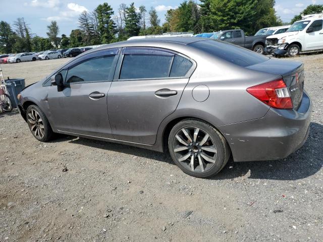 19XFB2F50CE343437 - 2012 HONDA CIVIC LX GRAY photo 2