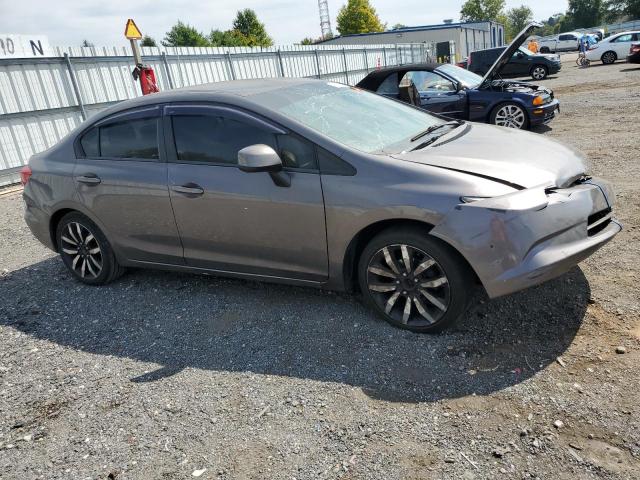 19XFB2F50CE343437 - 2012 HONDA CIVIC LX GRAY photo 4