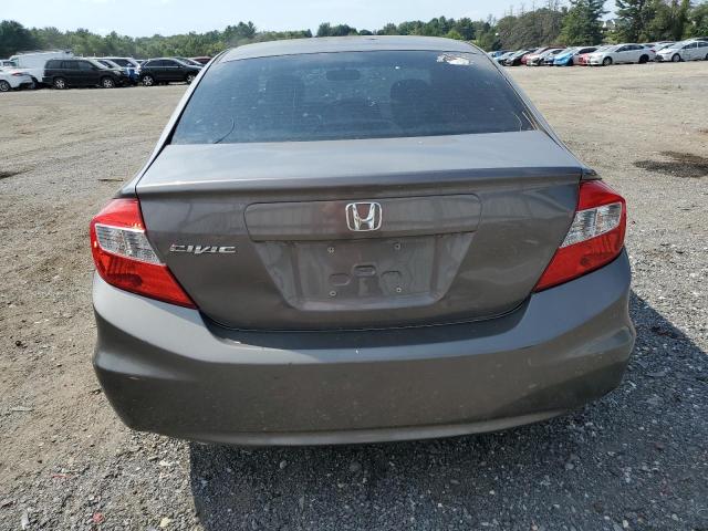 19XFB2F50CE343437 - 2012 HONDA CIVIC LX GRAY photo 6