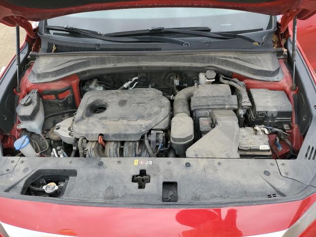 5NMS3CAD3LH288927 - 2020 HYUNDAI SANTA FE SEL RED photo 12