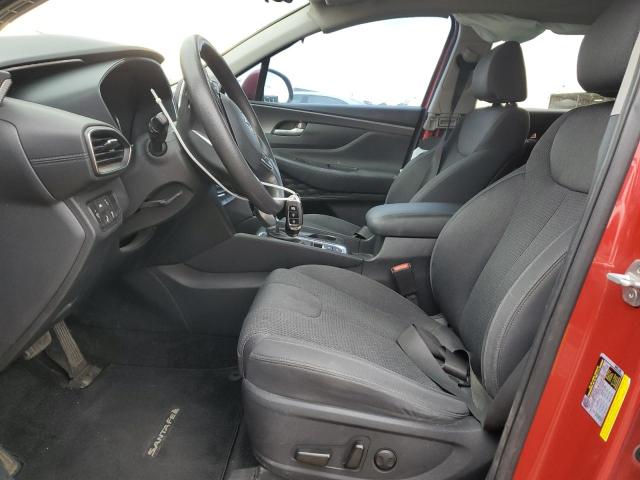 5NMS3CAD3LH288927 - 2020 HYUNDAI SANTA FE SEL RED photo 7