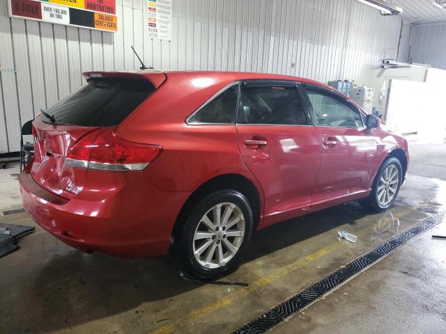 4T3BA3BB3CU029918 - 2012 TOYOTA VENZA LE წითელი ფოტო 3