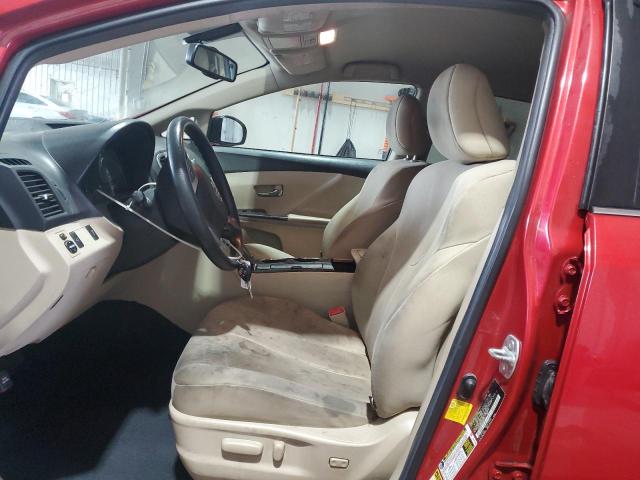 4T3BA3BB3CU029918 - 2012 TOYOTA VENZA LE წითელი ფოტო 7
