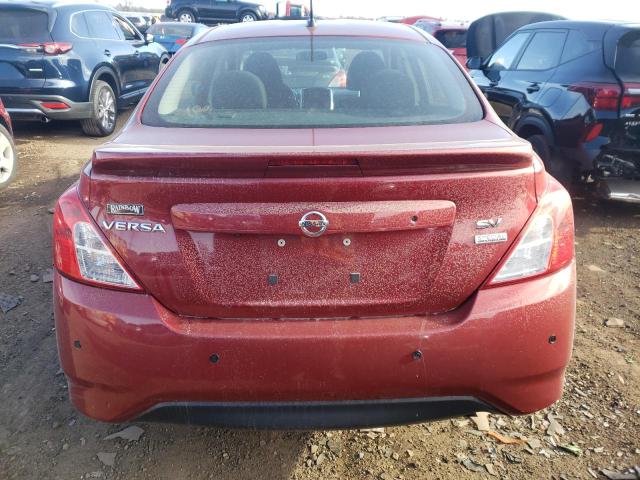 3N1CN7AP6JL865453 - 2018 NISSAN VERSA S RED photo 6