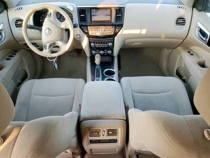 5N1AR2MM7EC609140 - 2014 NISSAN PATHFINDER S BLACK photo 8