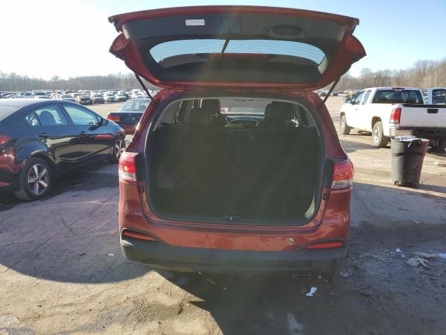 5XYPGDA33HG267035 - 2017 KIA SORENTO LX RED photo 6