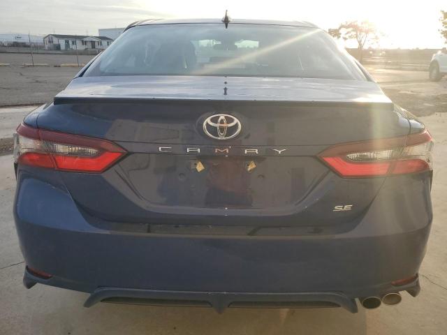 4T1G11AK8PU141964 - 2023 TOYOTA CAMRY SE NIGHT SHADE BLUE photo 6