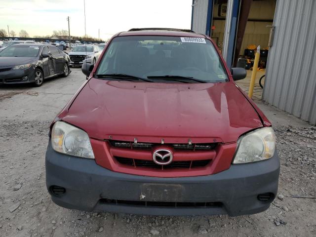 4F2YZ02Z26KM10431 - 2006 MAZDA TRIBUTE I MAROON photo 5