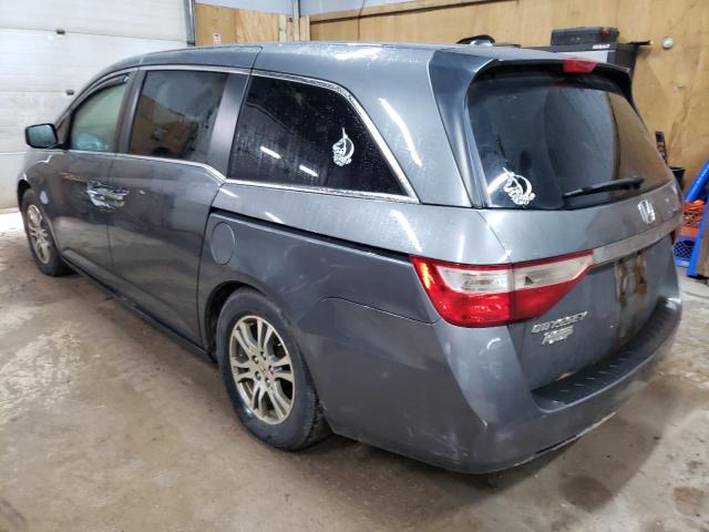 5FNRL5H64BB077799 - 2011 HONDA ODYSSEY EXL CHARCOAL photo 2