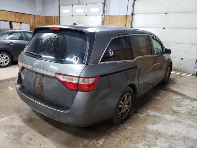 5FNRL5H64BB077799 - 2011 HONDA ODYSSEY EXL CHARCOAL photo 3