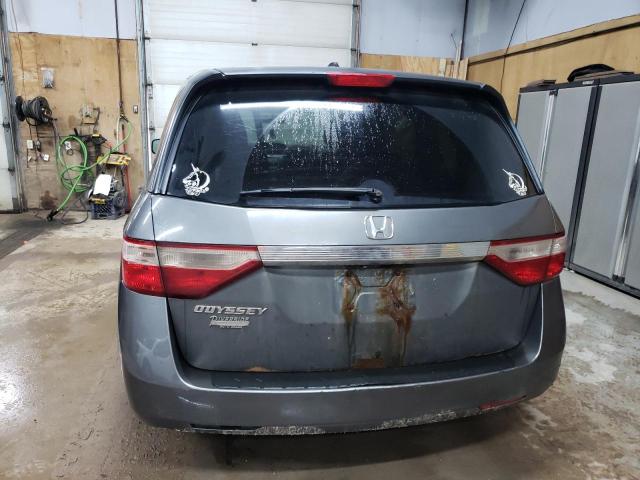 5FNRL5H64BB077799 - 2011 HONDA ODYSSEY EXL CHARCOAL photo 6