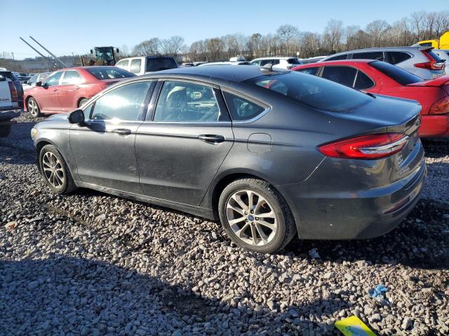 3FA6P0HD7KR126944 - 2019 FORD FUSION SE GRAY photo 2