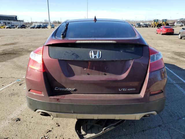 5J6TF2H51DL001809 - 2013 HONDA CROSSTOUR EXL 红色 照片 6