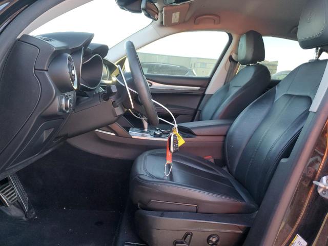 ZASFAKPN1J7B77192 - 2018 ALFA ROMEO STELVIO SPORT შავი ფოტო 7