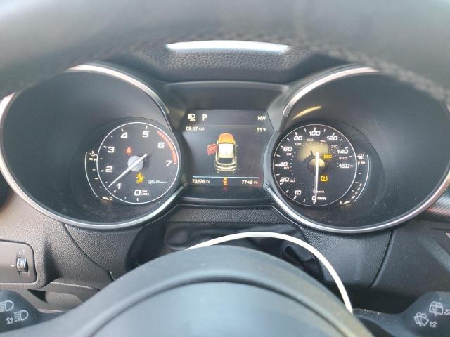 ZASFAKPN1J7B77192 - 2018 ALFA ROMEO STELVIO SPORT შავი ფოტო 9