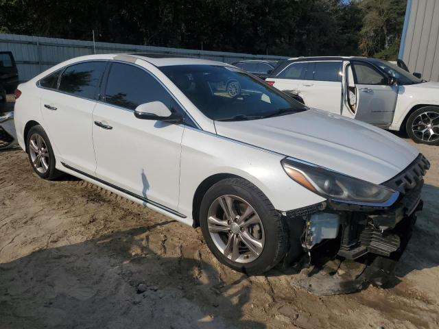 5NPE34AF0JH719129 - 2018 HYUNDAI SONATA SPORT Weiß Foto 4