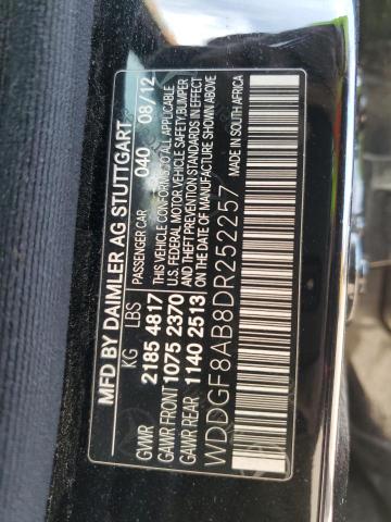 WDDGF8AB8DR252257 - 2013 MERCEDES-BENZ C 300 4MATIC BLACK photo 12