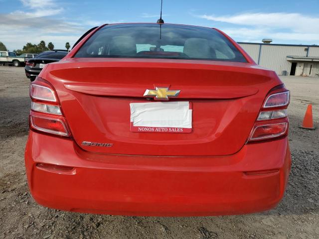 1G1JB5SH6H4167409 - 2017 CHEVROLET SONIC LS RED photo 6