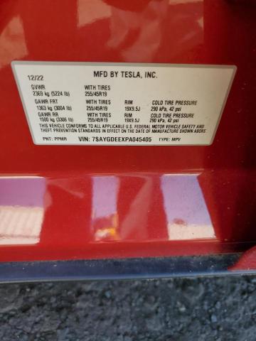 7SAYGDEEXPA045405 - 2023 TESLA MODEL Y Qırmızı foto 12