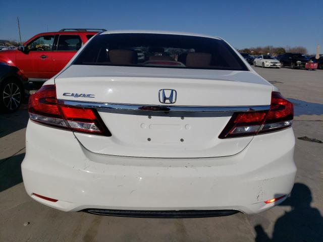 19XFB2F59EE040997 - 2014 HONDA CIVIC LX WHITE photo 6