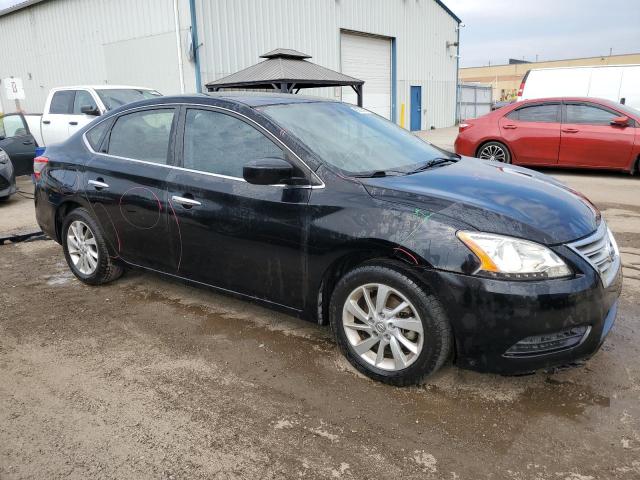 3N1AB7AP8DL735730 - 2013 NISSAN SENTRA S BLACK photo 4