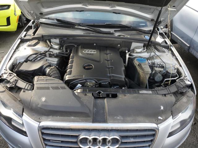 WAUWFAFL5CA112563 - 2012 AUDI A4 PREMIUM PLUS SILVER photo 11