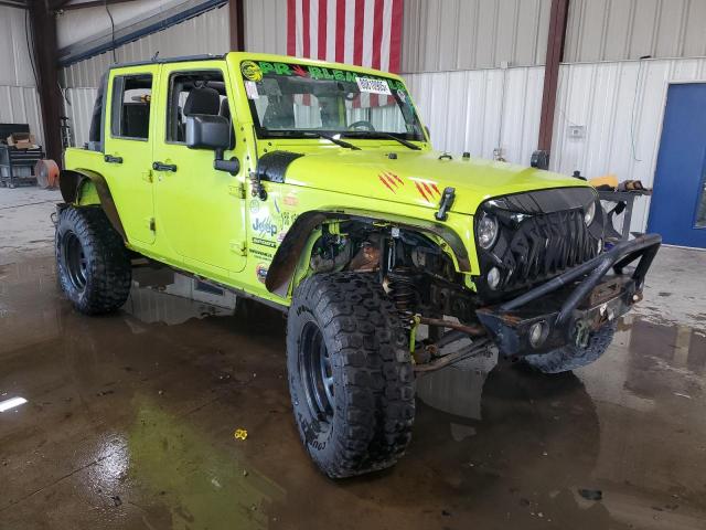 1C4BJWDG5HL510127 - 2017 JEEP WRANGLER U SPORT 绿色 照片 4