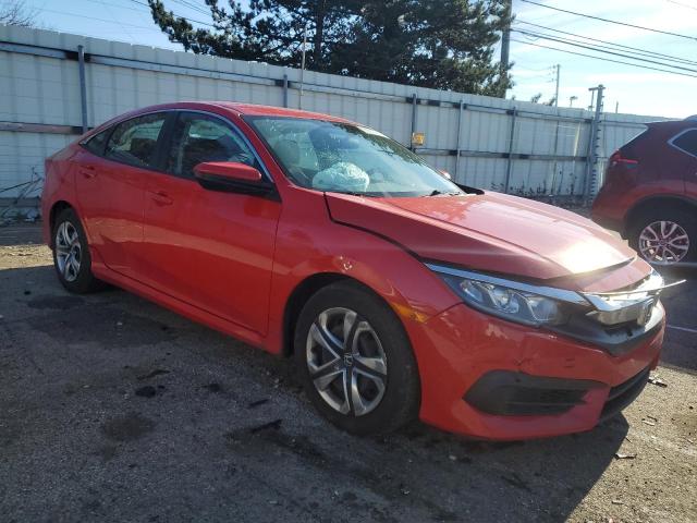 2HGFC2F58HH507723 - 2017 HONDA CIVIC LX RED photo 4