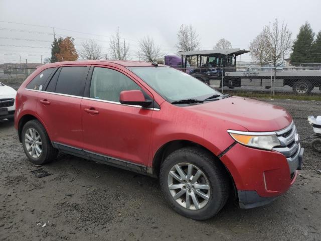 2FMDK4KC3BBA77419 - 2011 FORD EDGE LIMITED RED photo 4