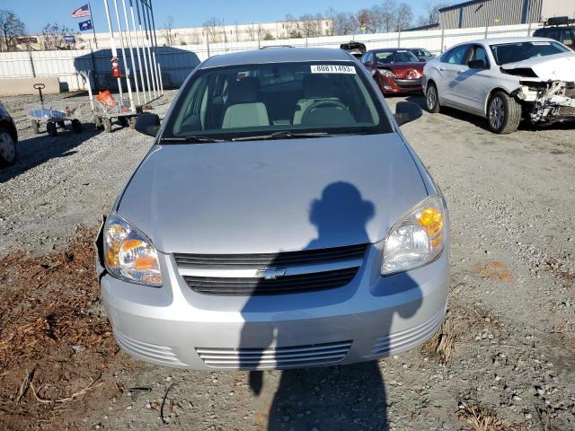 1G1AK55F077297158 - 2007 CHEVROLET COBALT LS SILVER photo 5