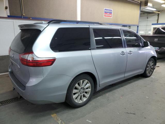 5TDYK3DC1GS732969 - 2016 TOYOTA SIENNA XLE SILVER photo 3