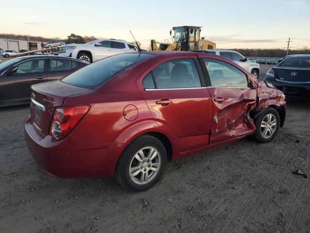 1G1JC5SH6E4207576 - 2014 CHEVROLET SONIC LT MAROON photo 3