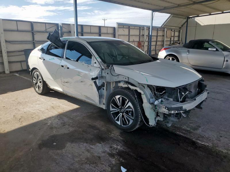 19XFC2F64KE040214 - 2019 HONDA CIVIC LX WHITE photo 4