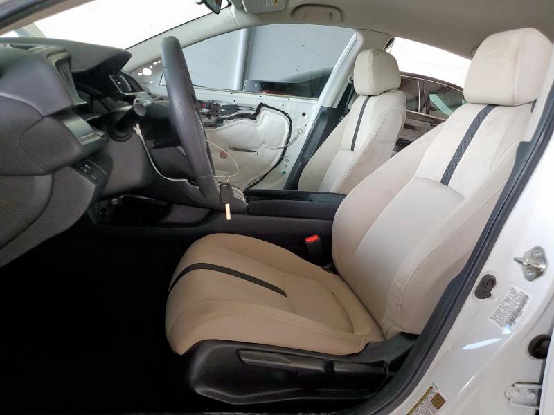 19XFC2F64KE040214 - 2019 HONDA CIVIC LX WHITE photo 7