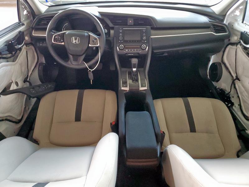 19XFC2F64KE040214 - 2019 HONDA CIVIC LX WHITE photo 8