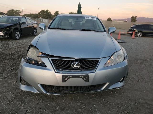 JTHBK262075035012 - 2007 LEXUS IS 250 BLUE photo 5