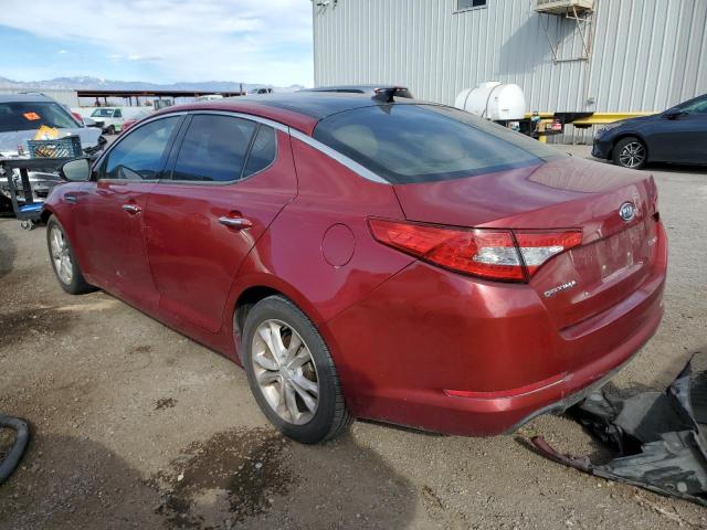 5XXGN4A65CG013209 - 2012 KIA OPTIMA EX RED photo 2