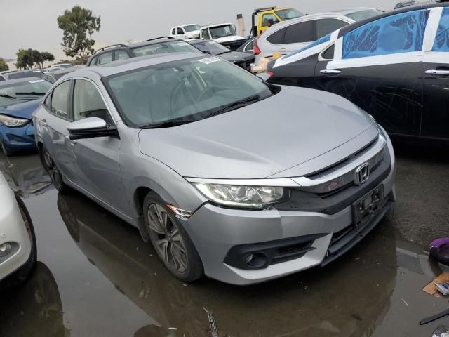 JHMFC1F76JX006887 - 2018 HONDA CIVIC EXL ნაცრისფერი ფოტო 4