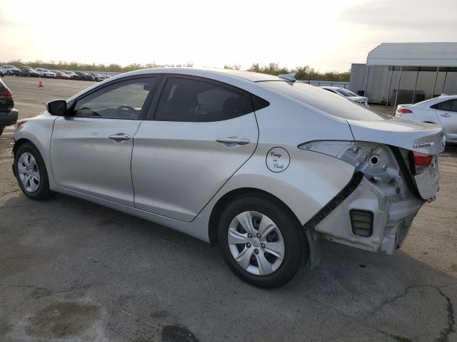 5NPDH4AE3GH698645 - 2016 HYUNDAI ELANTRA SE SILVER photo 2