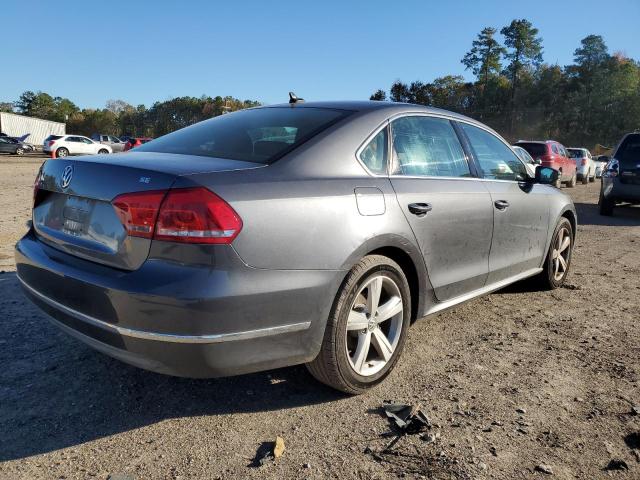 1VWBH7A33CC106445 - 2012 VOLKSWAGEN PASSAT SE GRAY photo 3