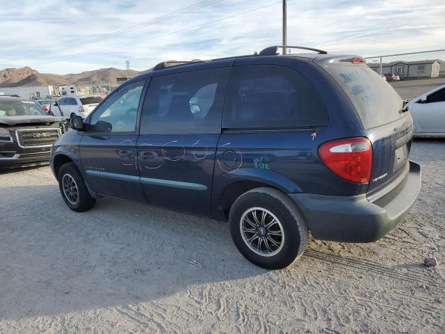 1C4GJ25B61B200825 - 2001 CHRYSLER VOYAGER BLUE photo 2