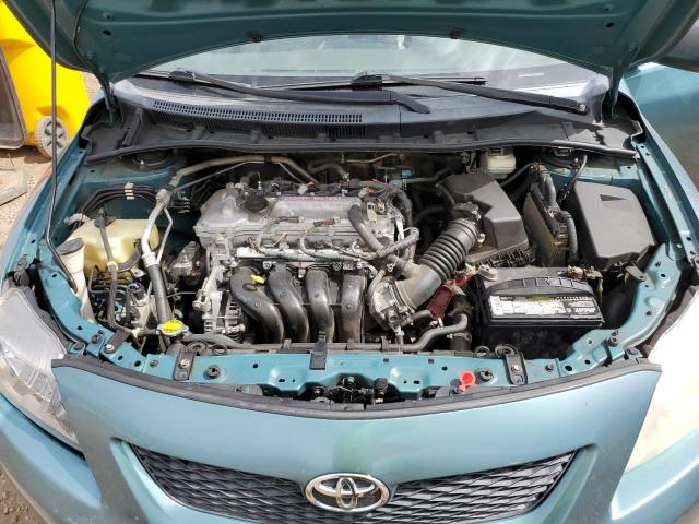 2T1BU4EE3AC389460 - 2010 TOYOTA COROLLA BASE GREEN photo 11