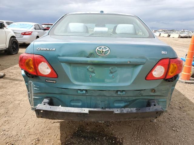 2T1BU4EE3AC389460 - 2010 TOYOTA COROLLA BASE GREEN photo 6