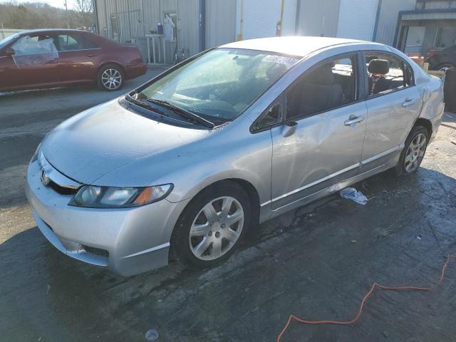 2HGFA16529H306109 - 2009 HONDA CIVIC LX SILVER photo 1